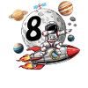 Astronaute 8 ans