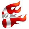 Drapeau du Danemark - Danemark - Ninja