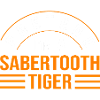 Prehistoric saber-toothed tiger