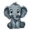 Süßer Elefant – Geschenkidee für Tierfreunde