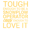 Snowplow Operator Crazy