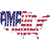 American Flag Map Design