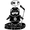 Black Sports Penguin