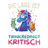 Lustiges Trinker Design Einhorn