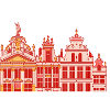 Historic Baroque-style façade
