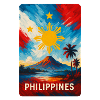 Philippines Landscape Flag Design