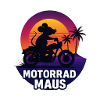 Moto Souris - texte blanc