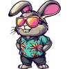 Bunny Comic Holiday