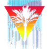 Palm Tree (Triangle, Stripe)