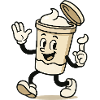 eiscreme becher comic