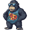 Gorilla Comic Vacation