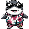 Shark Comic Vacation