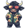 Stier Comic Urlaub