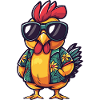 Chicken Comic Holiday