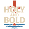 Holy and bold baptized lettering