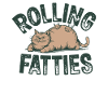 Rolling Fatties Cat Humor