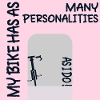 FUNNY BIKE PERSONALITY CYCLING