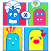 Kleine Kreatuen (Comic, Pop Art)