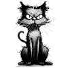 Funny Silly Cat