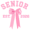 Senior 2026 Pink Bow