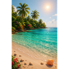 Dream beach and holiday atmosphere