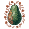Artistic Avocado Boho