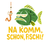 Na komm schon Fischi – Comicmotiv