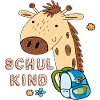 Niedlicher Giraffen-Schulanfang-Design