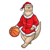 Otter Christmas Basketball