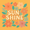 Sunshine - Retro Floral Vibes