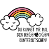 Regenbogen runterrutschen (Kawaii, Wolken)