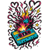 Cassette Explosion – 80s Tape Chaos