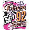 92e anniversaire Reine Femmes