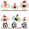 Chickens Chicken coop Football