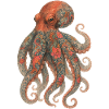 Octopus Yakuza – Aquarelle Tatouée Élégance