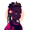 Princesse royale avec couronne