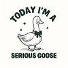 Ernsthafte Gans