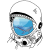 A Whale in the Stars (black)