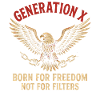 Generation X Freedom Eagle Statement