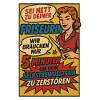 Retro Friseurin mit Attitüde