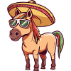 Cheval Drôle Sombrero