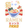 Ramen Cat - Japanese Script