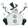 Dicker Schneemann