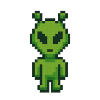 Alien Pixel Art