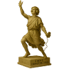 Danseuse avec casque et smartphone