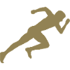 Minimalist Silhouette Sprinter Sprint