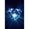 Shining Diamond Heart