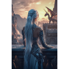 Dragon Queen at Sunset