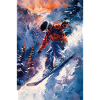 Epic Snowboard Adventure Art