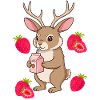 Jackalope Strawberry Milkshake